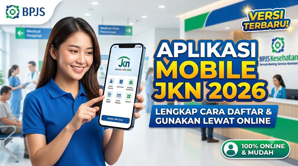 Aplikasi Mobile JKN 2026 Lengkap Cara Daftar dan Menggunakan Lewat Online