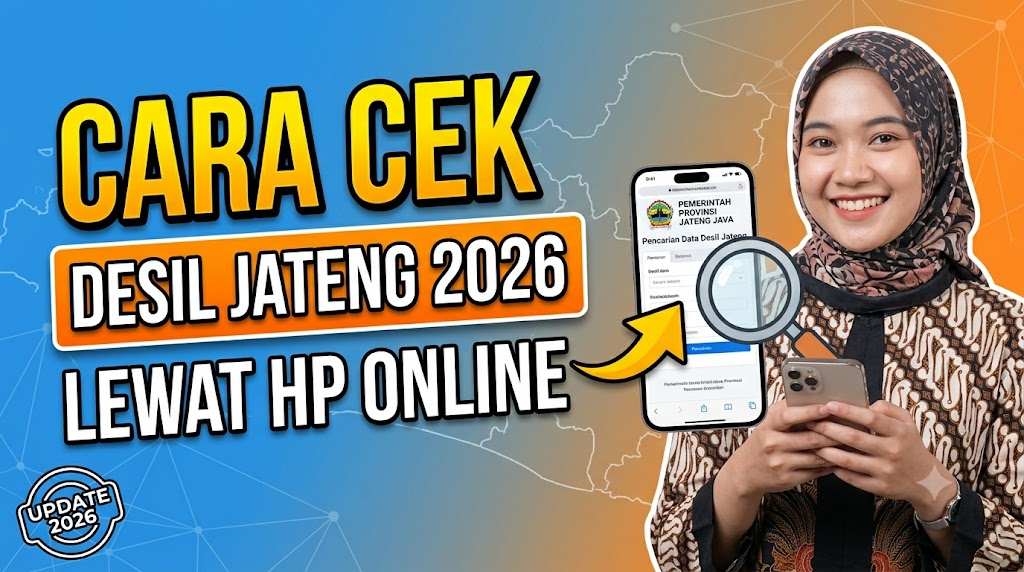 Cara Cek Desil Jateng 2026 Lewat HP Online (Update Terbaru)