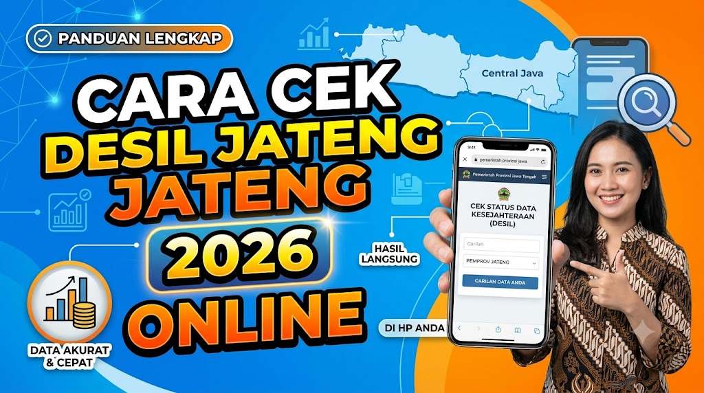 Cara Cek Desil Jateng 2026 Lewat HP Online (Update Terbaru)