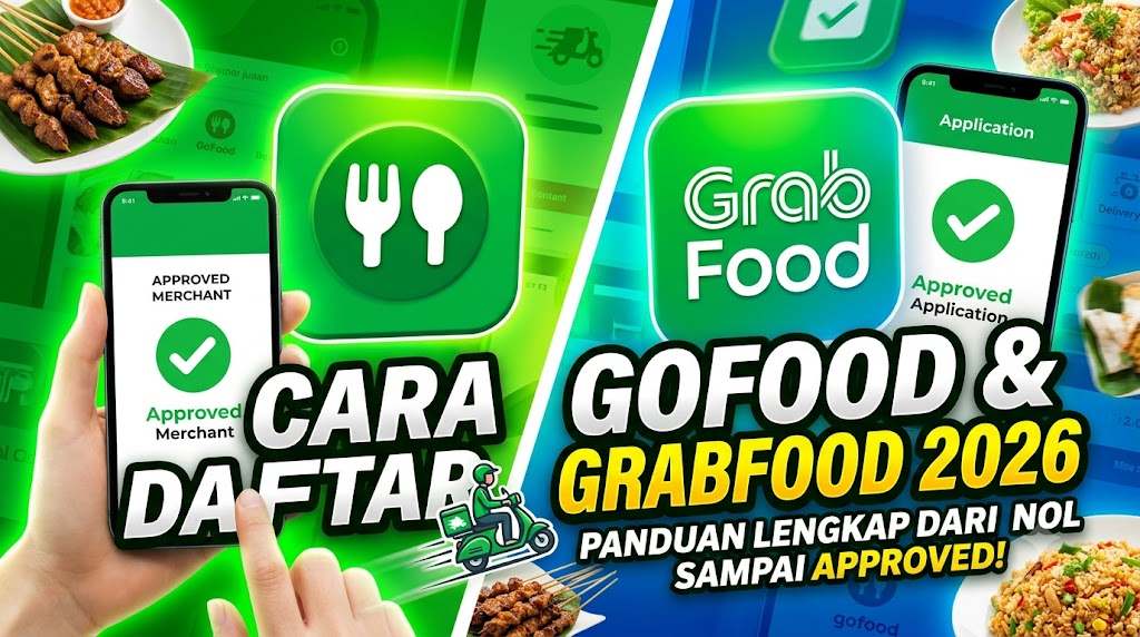 Cara Daftar Jualan di GoFood dan GrabFood 2026: Panduan Lengkap dari Nol sampai Approved