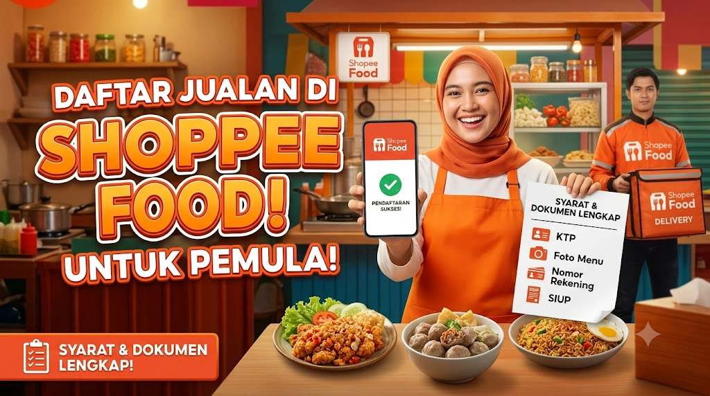 Cara Daftar Jualan di Shopee Food untuk Pemula, Lengkap dengan Syarat dan Dokumennya