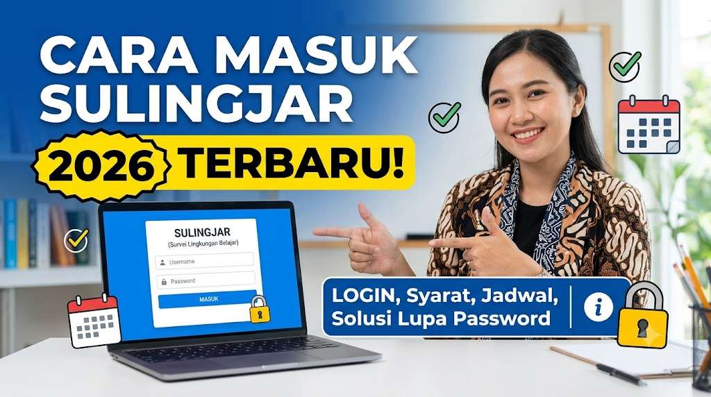 Cara Masuk Sulingjar Login 2026 Terbaru: Syarat, Jadwal, dan Solusi Jika Lupa Password