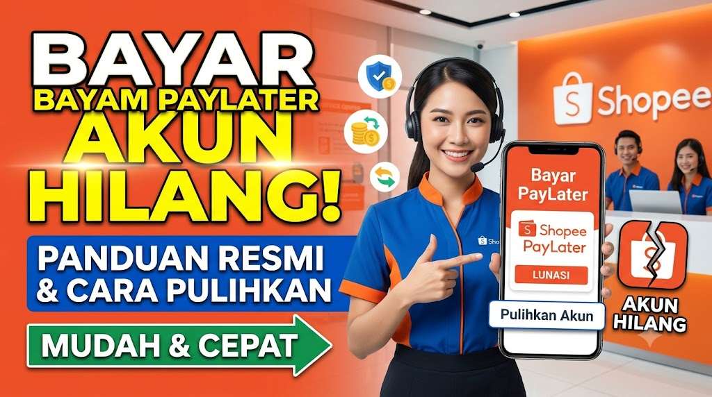 Cara Membayar Shopee PayLater Jika Akun Hilang, Panduan Resmi dan Cara Pulihkan Akun