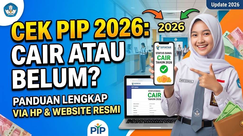 Cara Mengecek PIP Sudah Cair Apa Belum Tahun 2026: Panduan Lengkap via HP dan Website Resmi