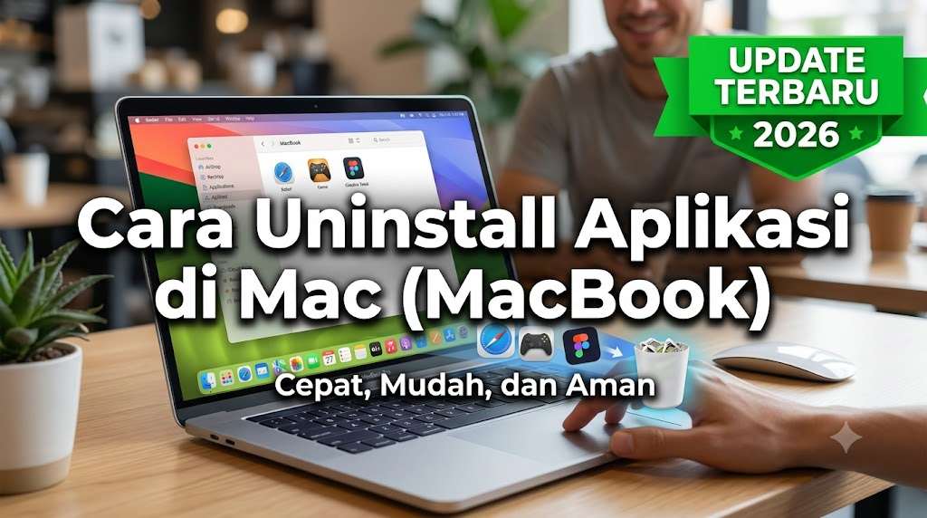 Cara Uninstall Aplikasi di Mac (MacBook) Update Terbaru 2026
