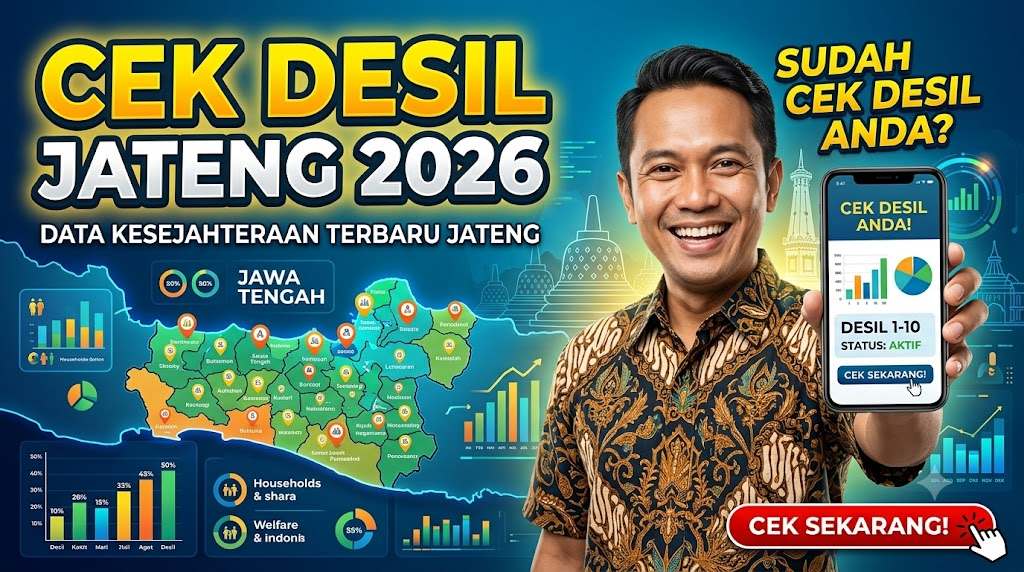 Cek Desil Jateng 2026, Panduan Lengkap Cara Mengetahui Status Kesejahteraan Keluarga Anda