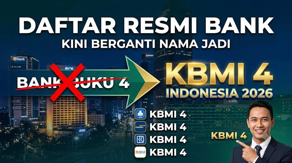 Daftar Bank Buku 4 Indonesia Tahun 2026: Kini Berganti Nama Jadi KBMI 4