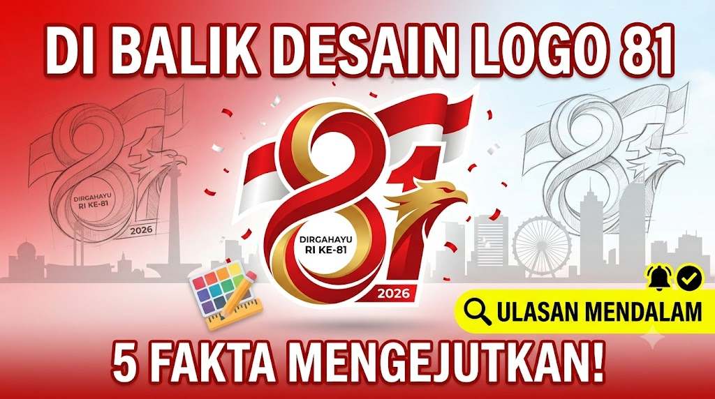 Logo HUT RI Ke 81 Tahun 2026 Kemerdekaan Republik Indonesia Resmi Rilis