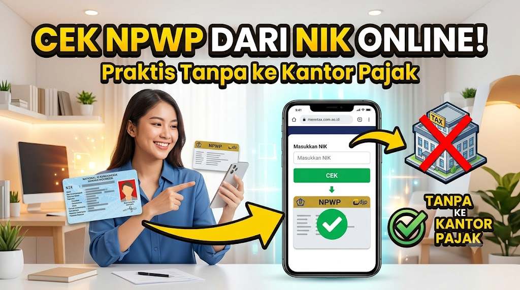 Cara Cek NPWP dari NIK Online, Praktis Tanpa Perlu ke Kantor Pajak