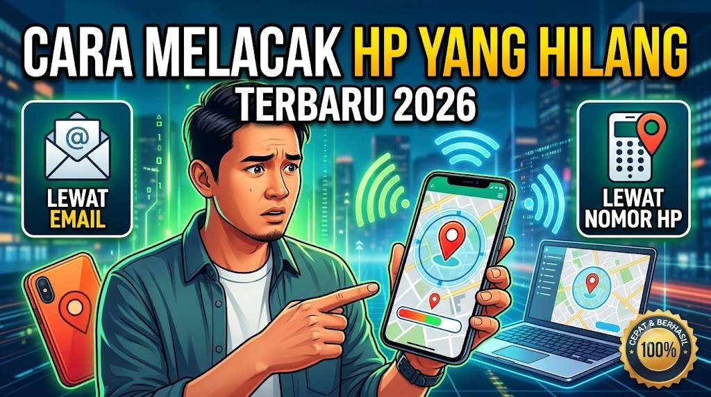 Cara Melacak HP yang Hilang dengan Email dan Nomor HP Terbaru 2026