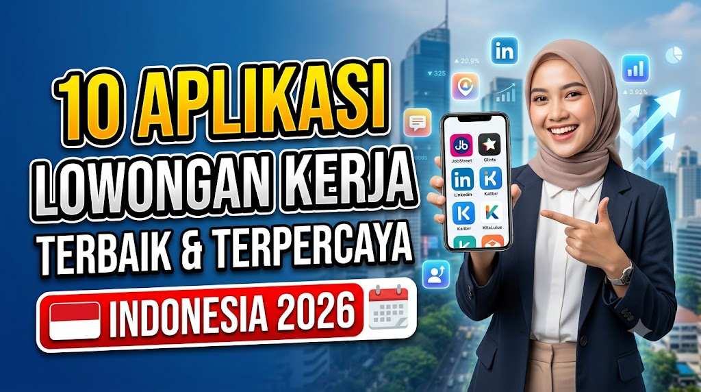 10 Aplikasi Lowongan Kerja Terbaik dan Terpercaya di Indonesia 2026