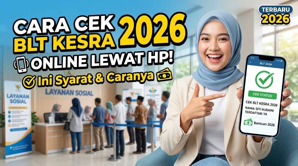Cara Cek BLT Kesra 2026 Online Lewat HP, Ini Syarat dan Caranya