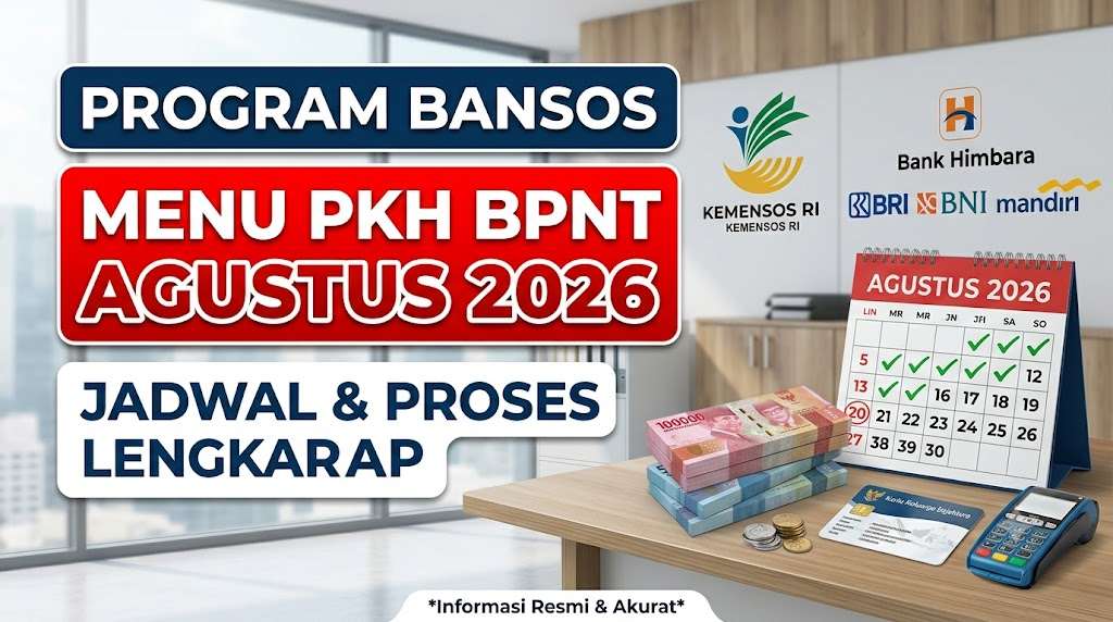 Cek PKH BPNT Agustus 2026 Kapan Cair? Ini Jadwal dan Cara Ceknya