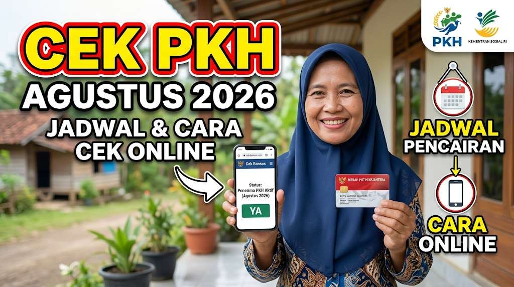 Cek PKH Bulan Agustus 2026, Jadwal Pencairan dan Cara Mengeceknya Secara Online