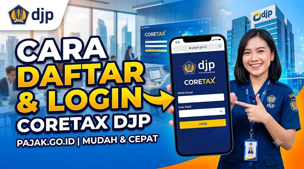 Coretax DJP Pajak Go ID Login, Cara Masuk dan Daftar Administrasi Pajak Online