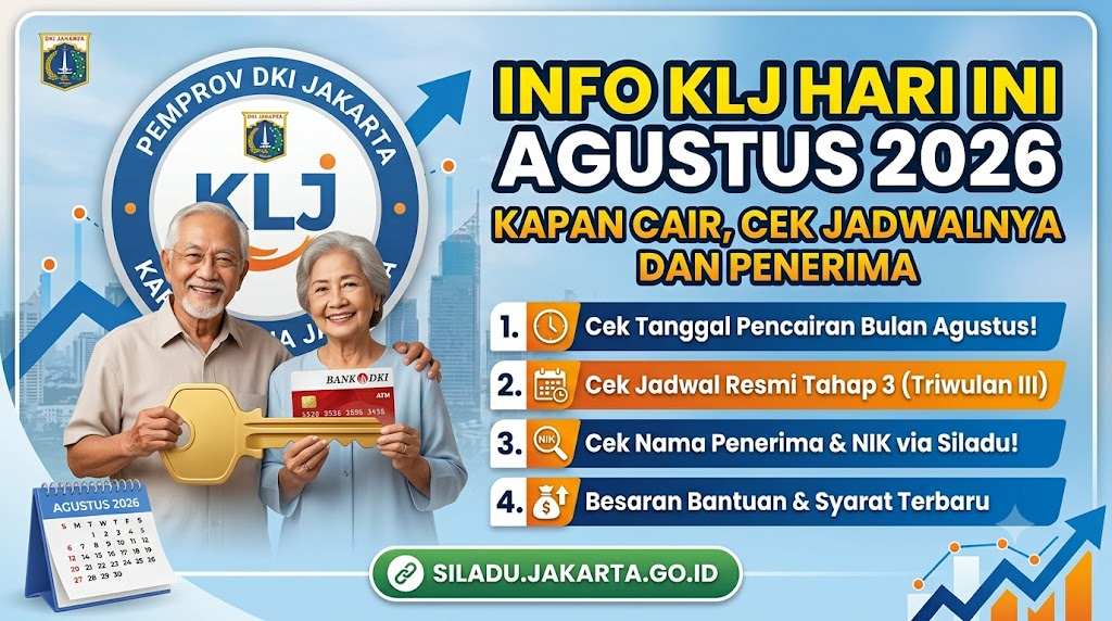 Info KLJ Hari Ini Agustus 2026, Kapan Cair, Cek Jadwalnya Dan Penerima