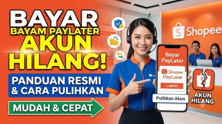 Cara Membayar Shopee PayLater Jika Akun Hilang, Panduan Resmi dan Cara Pulihkan Akun