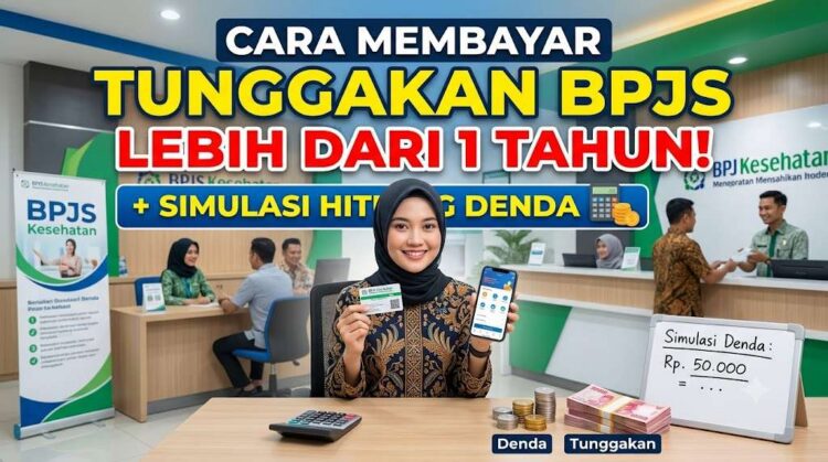 Cara Membayar Tunggakan BPJS Lebih dari 1 Tahun Beserta Simulasi Perhitungan Dendanya