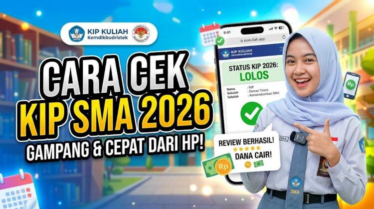 Cara Cek KIP SMA 2026 Kapan Cair Lewat HP Lengkap Jadwal Resmi